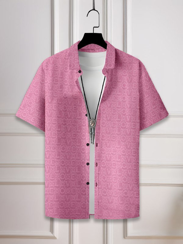 SUPERB IMPORTED JACQUARD FABRIC FANCY HALF SLEEVE SHIRT (Copy)