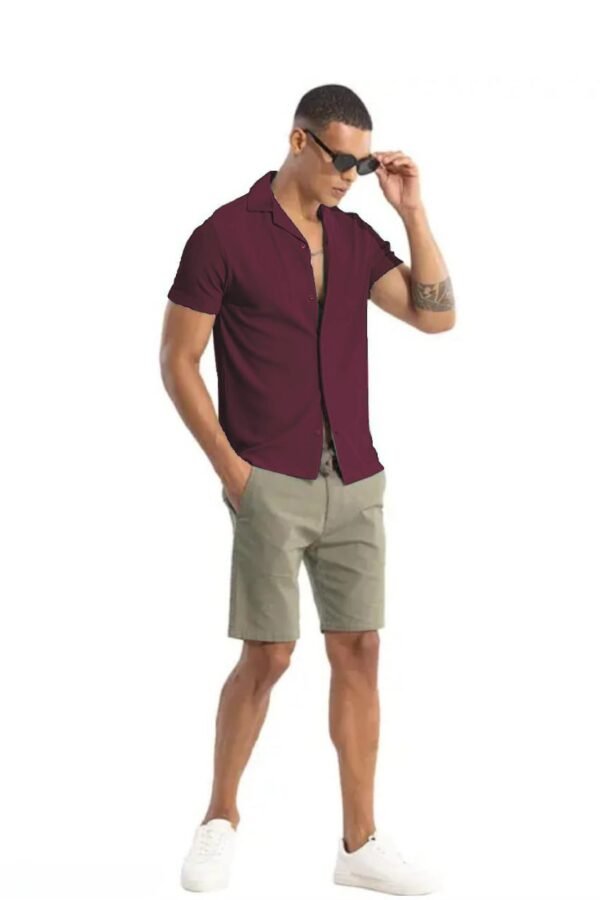 LAUNCHING MEN’S EXCLUSIVE Cod Roy FABRIC HALF SLEEVE SHIRT